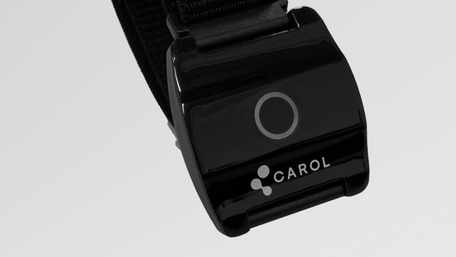 CAROL Bike arm sensor on a plain background, black and white