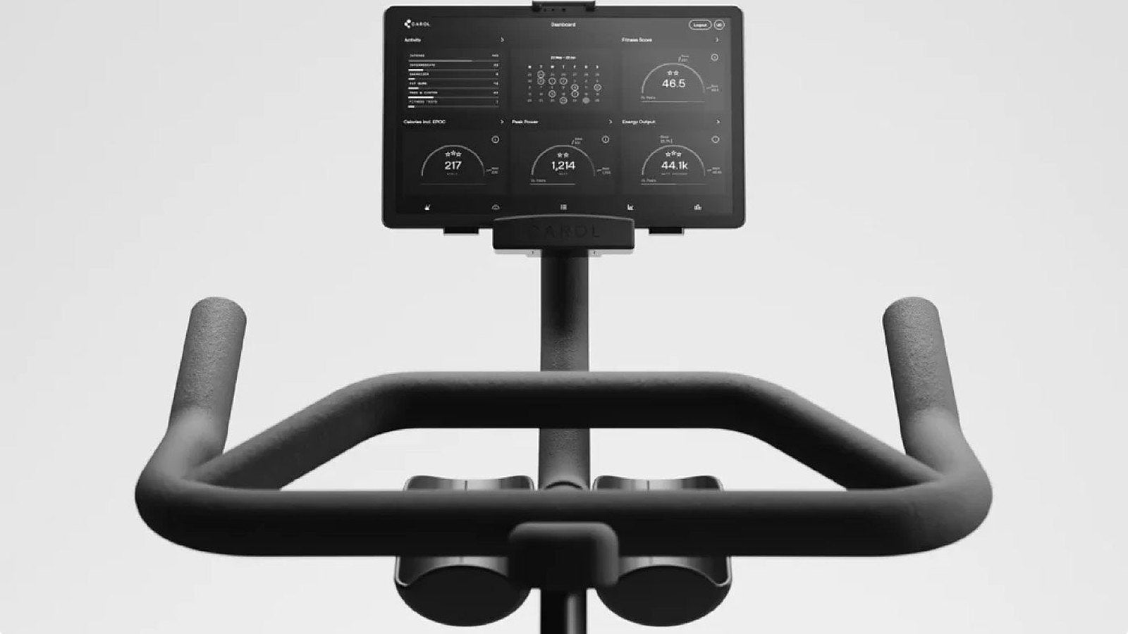 CAROL Bike handlebar and dashboard screen, black and white